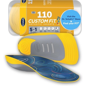 Dr. Scholl’s® Custom Fit® Orthotics 3/4 Length Inserts, CF 110, Customized for Your Foot & Arch, Immediate All-Day Pain Relief, Lower Back, Knee, Plantar Fascia, Heel, Insoles Fit Men & Womens Shoes